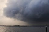 Nadciąga burza, widok z portu Avernako, Archipelag Południowej Fionii, Dania