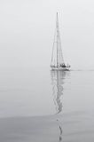 jacht we mgle na Zatoce Botnickiej