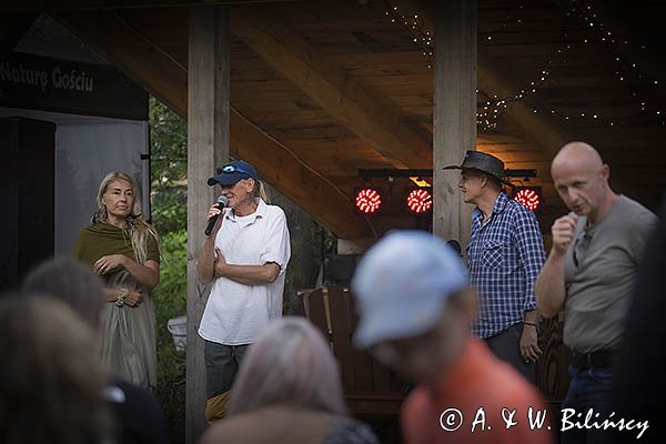 Otwarcie I Bieszczadzkiego Festiwalu Filmowego Ale Czad w Dwerniku, Edyta Wyban Bosonoga, Robert żurakowski, Grzegorz Michalik , Bieszczady