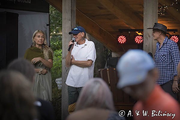 Otwarcie I Bieszczadzkiego Festiwalu Filmowego Ale Czad w Dwerniku, Edyta Wyban Bosonoga, Robert żurakowski, Grzegorz Michalik , Bieszczady