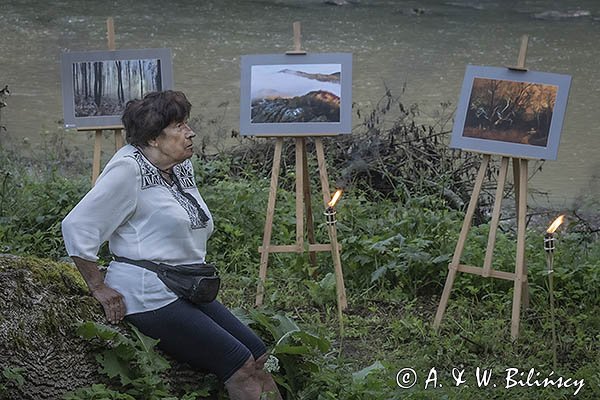 I Bieszczadzki Festiwal Filmowy Ale Czad w Dwerniku, pani Ula Wojda, Wystawa plenerowa prac Inki Wieczeńskiej nad Sanem, Bieszczady