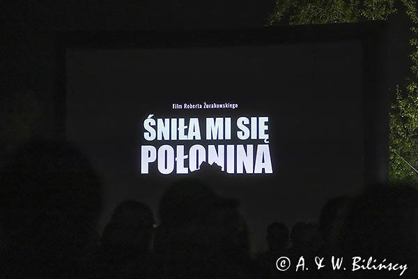 I Bieszczadzki Festiwal Filmowy Ale Czad w Dwerniku, Wieczorny pokaz filmu Roberta Żurakowskiego "Śniła mi się połonina" w plenerowym kinie, Bieszczady