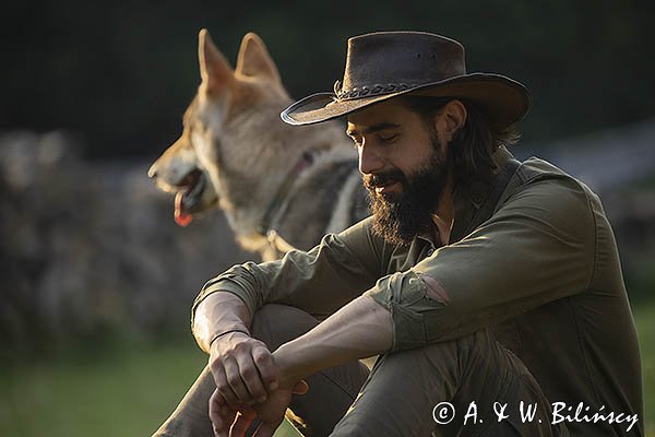 I Bieszczadzki Festiwal Filmowy Ale Czad w Dwerniku, Paweł Lewandowski z wilczakiem