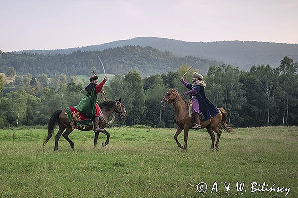 I Bieszczadzki Festiwal Filmowy Ale Czad w Dwerniku, Pokaz szermierki konnej w stadninie Prezesa Ryszarda Krzeszewskiego w Chmielu