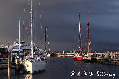 Port jachtowy, Wyspa Agerso, Wielki Bełt, Dania