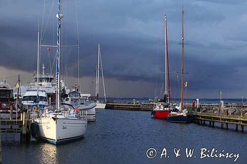 Port jachtowy, Wyspa Agerso, Wielki Bełt, Dania