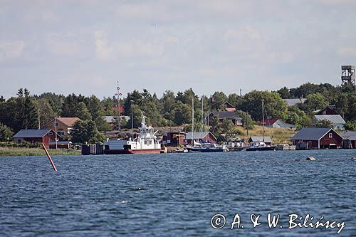 port na wyspie Jurmo Nord, Alandy, Finlandia Jurmo Nord harbour, Alands, Finland