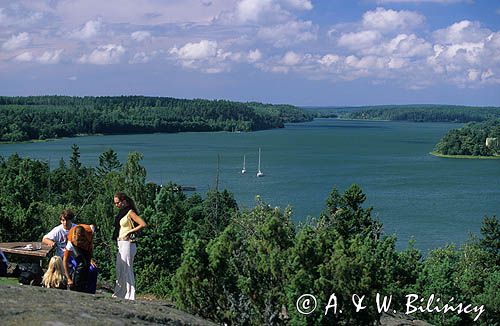 Godby, punkt widokowy na Alandach, Alandy, Finlandia