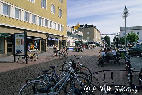 Deptak Torggatan w Mariehamn na Alandach, Finlandia