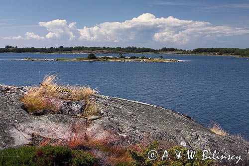 na pólwyspie Ingholm na wyspie Kumlinge, Alandy, Finlandia Ingholm, Kumlinge, Alands, Finland