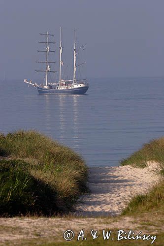 zatoka Braye na wyspie Alderney, Channel Islands, Anglia, Wyspy Normandzkie, Kanał La Manche