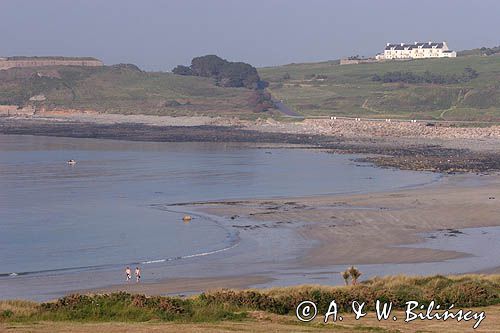 zatoka Braye na wyspie Alderney, Channel Islands, Anglia, Wyspy Normandzkie, Kanał La Manche