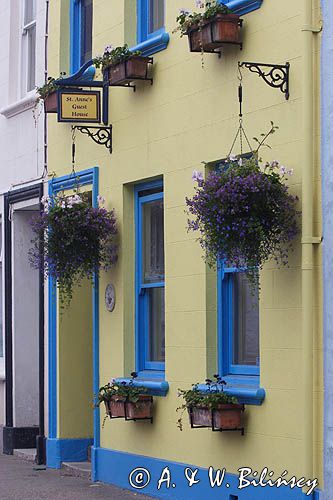 St Anne's Guest House w St. Anne na wyspie Alderney, Channel Islands, Anglia, Wyspy Normandzkie, Kanał La Manche