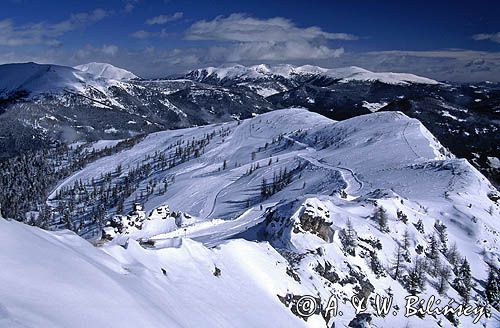 Alpy. Austria. Karyntia, na Kaiserburga 2055 m.n.p.m.