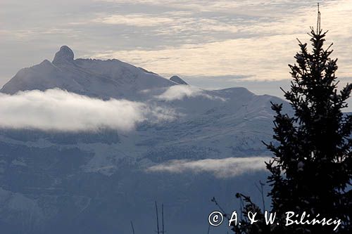 Alpy Francuskie, Rhone Alps, Górna Sabaudia, La Haute Savoie, La Pointe Percee