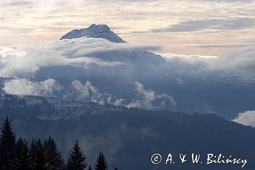 Alpy Francuskie, Rhone Alps, Górna Sabaudia, La Haute Savoie,Le Bargy