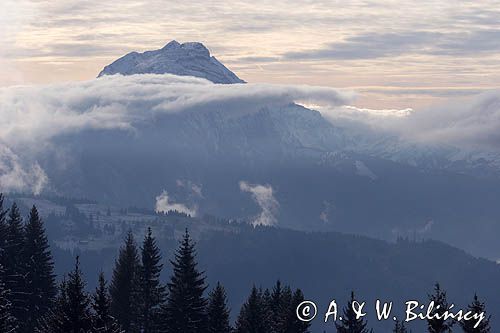 Alpy Francuskie, Rhone Alps, Górna Sabaudia, La Haute Savoie,Le Bargy