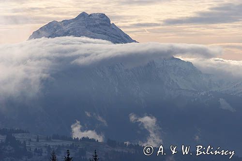 Alpy Francuskie, Rhone Alps, Górna Sabaudia, La Haute Savoie,Le Bargy