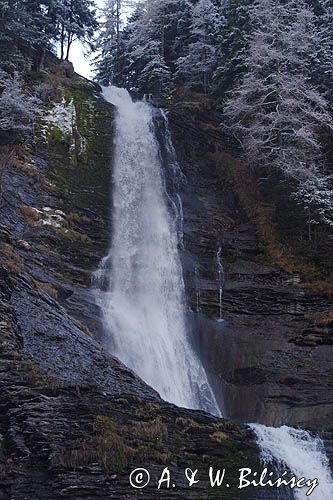 wodospad Cascade du Rouget, Alpy Francuskie, Rhone Alps, Górna Sabaudia, La Haute Savoie