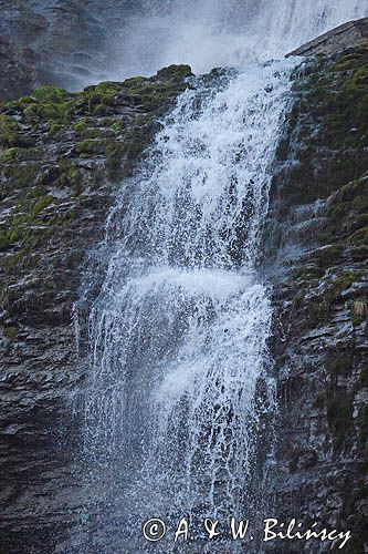 wodospad Cascade du Rouget, Alpy Francuskie, Rhone Alps, Górna Sabaudia, La Haute Savoie