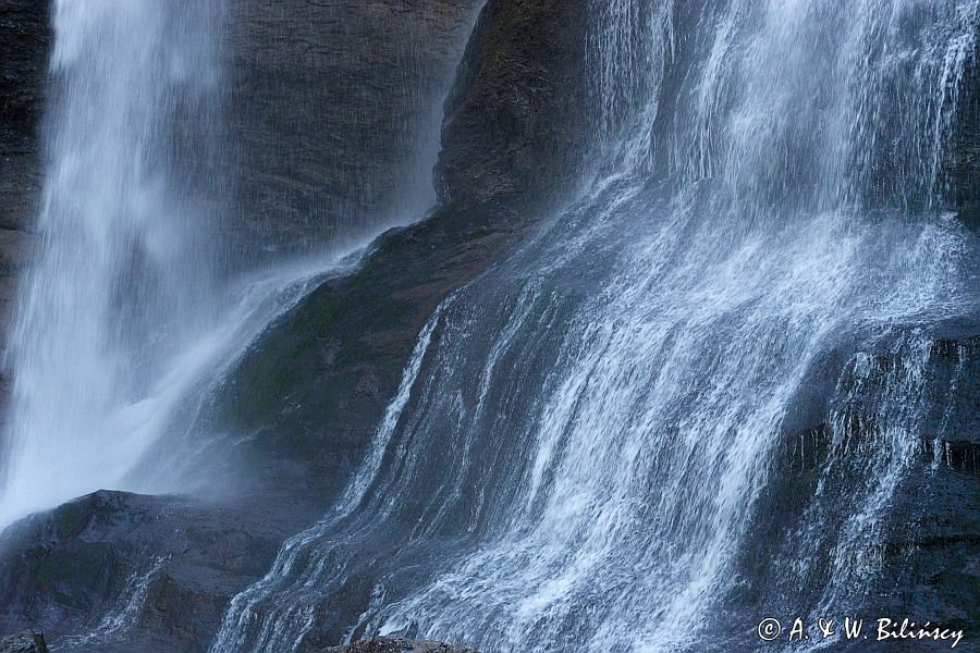 wodospad Cascade du Rouget, Alpy Francuskie, Rhone Alps, Górna Sabaudia, La Haute Savoie