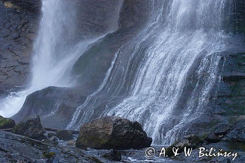 wodospad Cascade du Rouget, Alpy Francuskie, Rhone Alps, Górna Sabaudia, La Haute Savoie