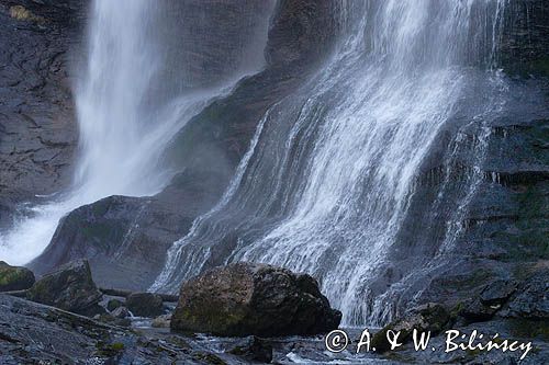 wodospad Cascade du Rouget, Alpy Francuskie, Rhone Alps, Górna Sabaudia, La Haute Savoie