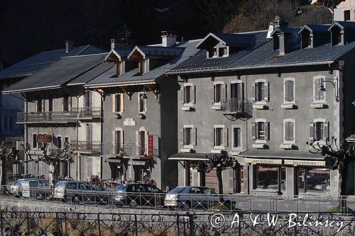 miasteczko Sixt Fer a Cheval, Alpy Francuskie, Rhone Alps, Górna Sabaudia, La Haute Savoie