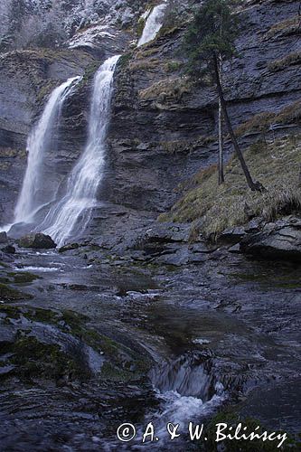 wodospad Cascade du Rouget, Alpy Francuskie, Rhone Alps, Górna Sabaudia, La Haute Savoie