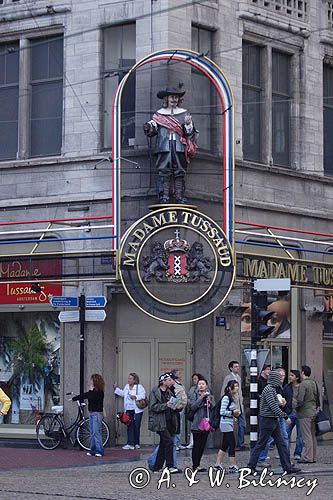 wejście do Madame Tussaud, Amsterdam, Holandia