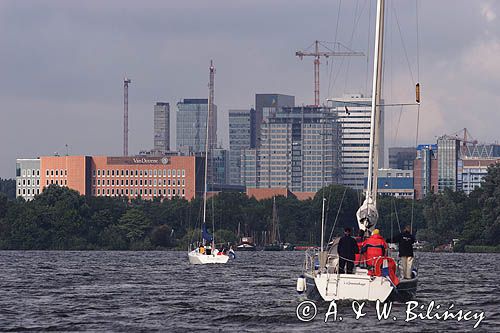 dopływamy do Amsterdamu, Holandia