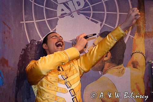 Freddie Mercury w Muzeum Figur Woskowych - Madame Tussauds, Amsterdam, Holandia