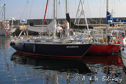 trismus 37, s/y Annalena, w Allinge, Bornholm, Dania