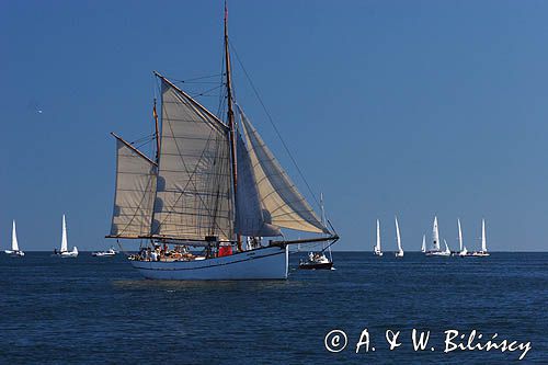 żaglowiec w Arkosund, Szkiery Szwedzkie, Szwecja