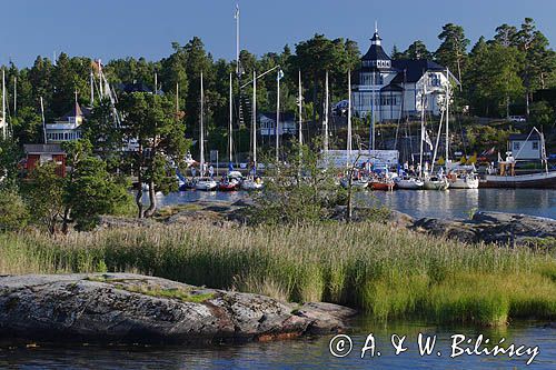 port jachtowy w Arkosund, Szkiery Szwedzkie, Szwecja