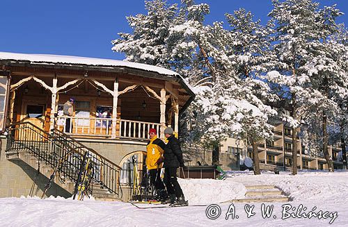 Bieszczady, Góry Słonne Arłamów narciarze