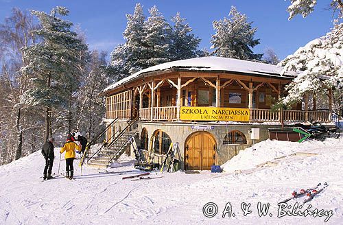 Bieszczady, Góry Słonne Arłamów narciarze