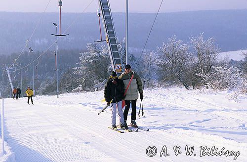 Bieszczady, Góry Słonne Arłamów narciarze