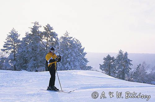 Bieszczady, Góry Słonne Arłamów narciarze