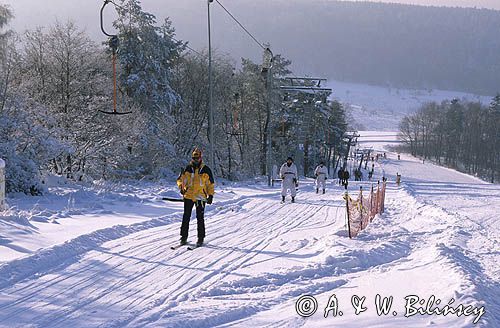 Bieszczady, Góry Słonne Arłamów narciarze