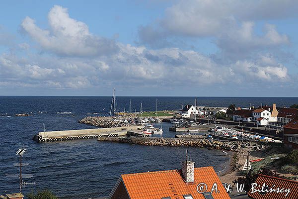 Port w Aarsdale na wyspie Bornholm, Dania