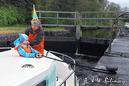 Ballinamore, śluza nr 6, Ballinamore & Ballyconnell Canal, Irlandia, Penichette 1165 FB