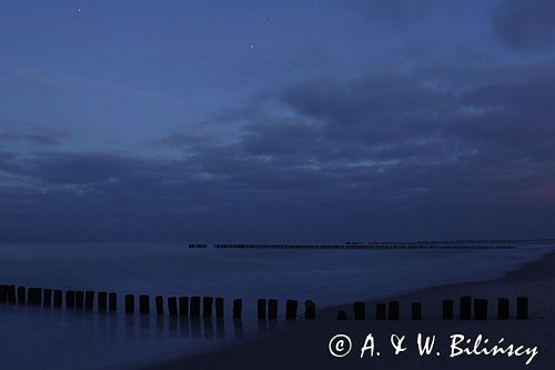 Bałtyk wybrzeże noc, Chałupy