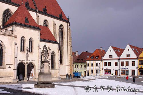 Bardiów, Bardiejów, Bardyjów, Bardejów, słow. Bardejov, niem. Bartfeld, węg. Bártfa, czes. Bardijov lub Bardějov, cyg. Bartwa, Fontanna i figura św. Floriana na Rynku, Słowacja