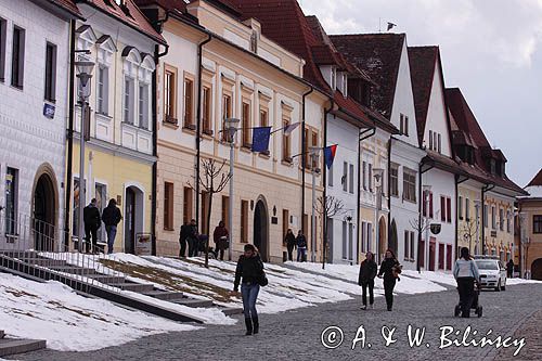 Bardiów, Bardiejów, Bardyjów, Bardejów, słow. Bardejov, niem. Bartfeld, węg. Bártfa, czes. Bardijov lub Bardějov, cyg. Bartwa, kamienice przy Rynku, Słowacja