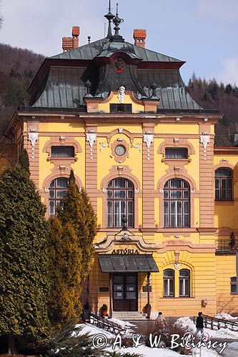 Bardejovské Kúpele, pl. Bardejowskie Kupele lub Bardiowskie Kupele, węg. Bártfafürdő, niem. Bad Bartfeld, uzdrowisko na Słowacji, Hotel Astoria, Słowacja