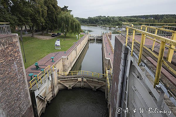 Śluza Biała Góra, Nad rzeką Nogat, żuławy Wiślane