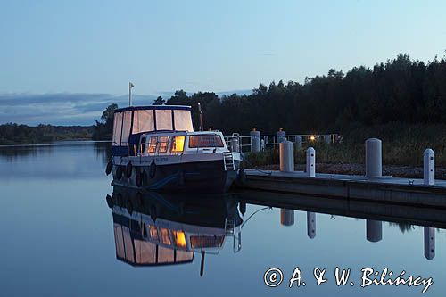 marina Biała Góra, rzeka Nogat, żuławy