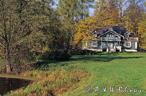 Białowieża park pałacowy dworek myśliwski Cara Aleksandra