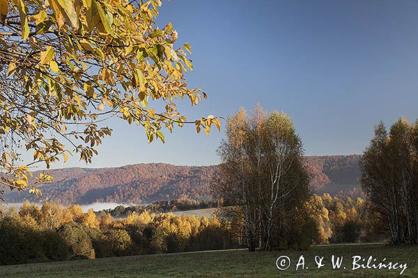 Jesień, Bieszczady, Krywe, Park Krajobrazowy Doliny Sanu